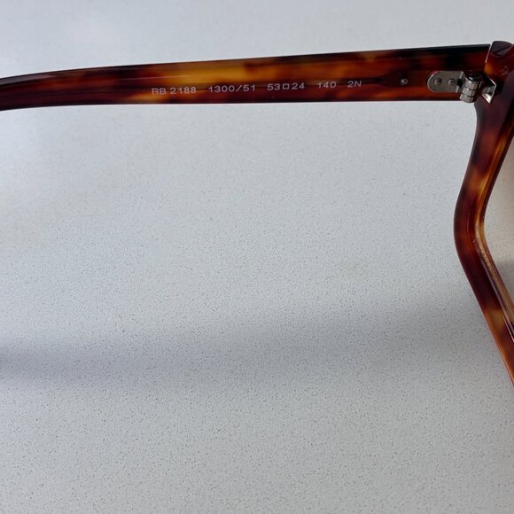 Ray-Ban Tortoise Square Sunglasses - Picture 4 of 9